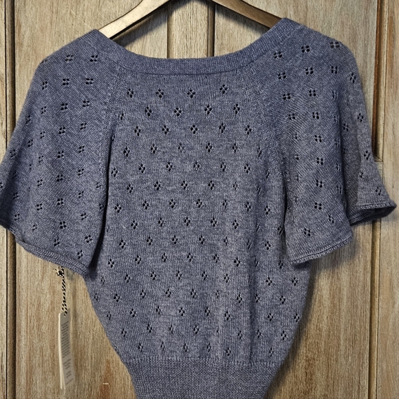 St. Roche Ballet Top in Blue Melange NWT - Picture 6 of 9